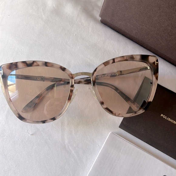 TOM FORD Simona 57MM Cat Eye Sunglasses - Picture 6 of 11